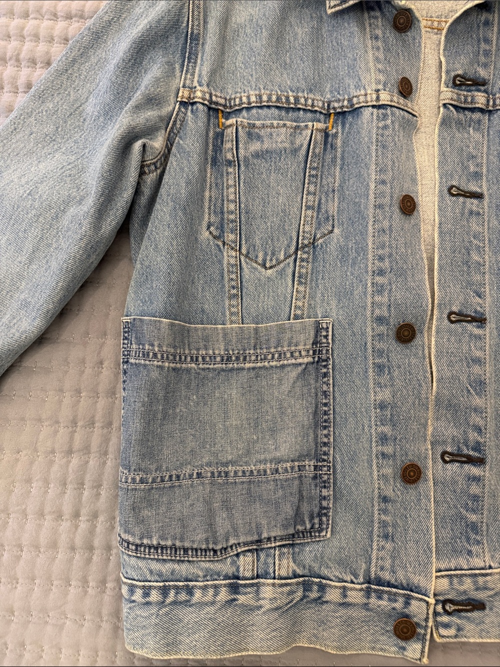 Levi's Classic Light Blue Denim Work Jacket - Picture 4 of 11